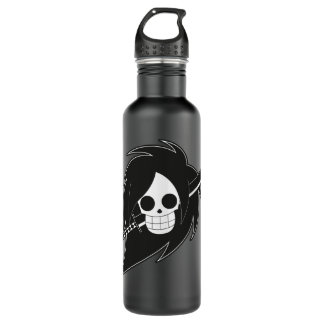 Music Vintage Retro Jolly Rogers Funny Graphic Gif Stainless Steel Water Bottle