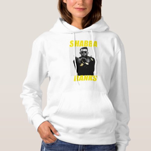 Music Vintage Retro shabba ranks Dancehall Rock Ne Hoodie