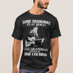 Music Vintage Retro Some Grandmas Play Bingo Real  T-Shirt