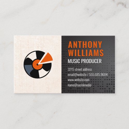 Music Vinyl Business Card