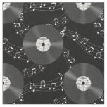 Music Vinyl Records Fabric