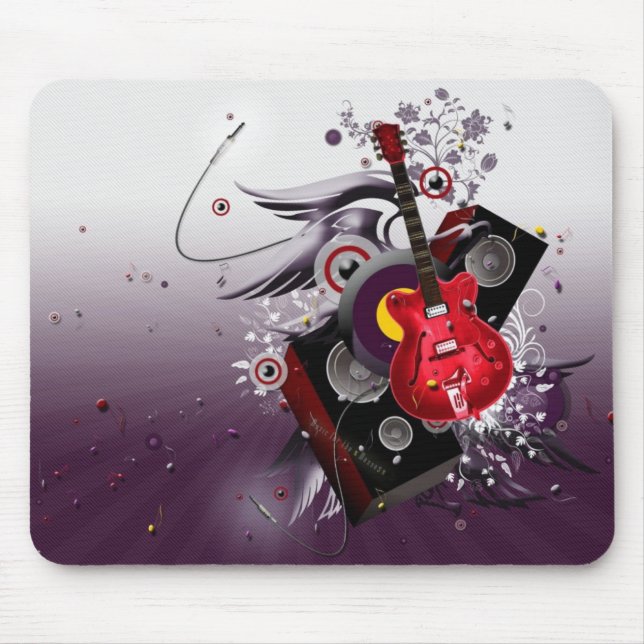 music-wallpaper mouse pad (Front)