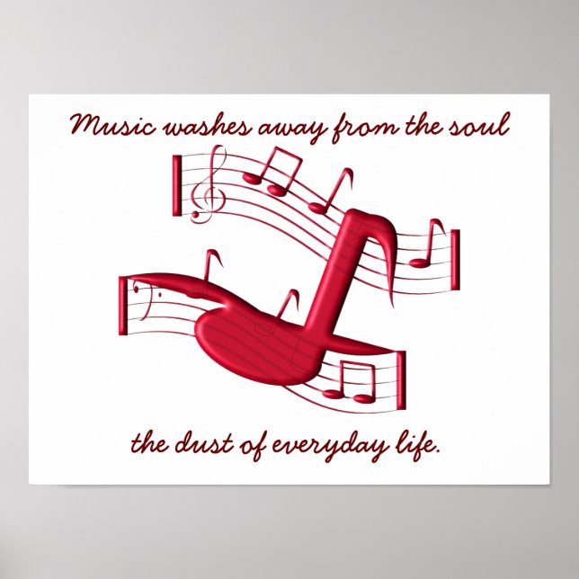 Music washes away - poster (Front)