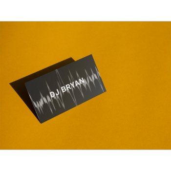 Music Waves Dj Business Card by istanbuldesign at Zazzle