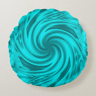 Music waves.... round pillow