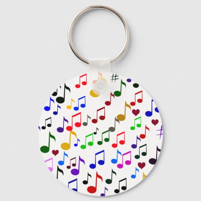 Music with Love_ Keychain (Front)