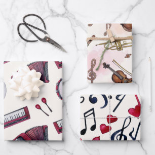 Music Wrapping Paper Sheets