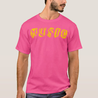 Music yellow teted friends T-Shirt