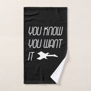 Music You Know You Want Guitar Hand Towel