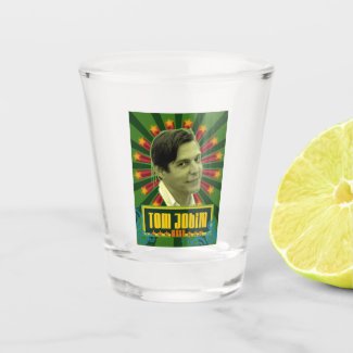 musica brasileira wave shot glass