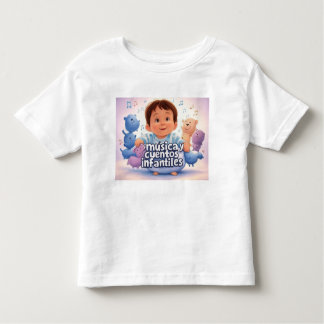 Música y cuentos infantiles toddler t-shirt