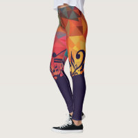 Musical Abstract Leggings