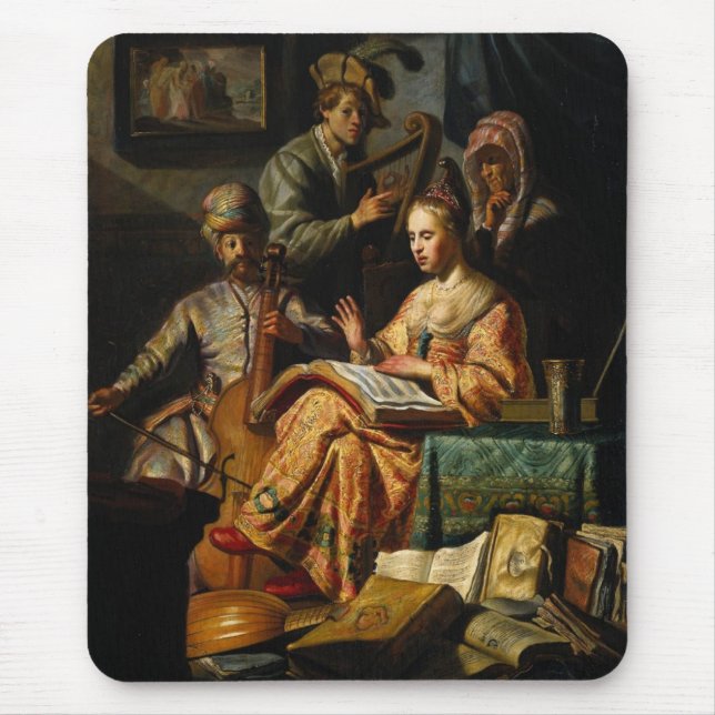 Musical Allegory Mouse Pad (Front)