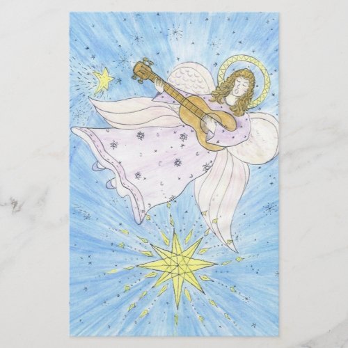 Musical Angel Stationery