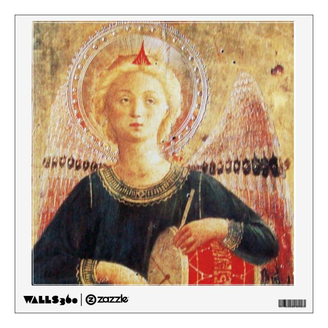 MUSICAL ANGEL WALL STICKER (Front)