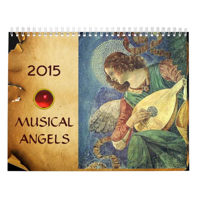 MUSICAL ANGELS  FINE ART COLLECTION   2017 CALENDAR (Cover)