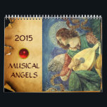 MUSICAL ANGELS  FINE ART COLLECTION   2017 CALENDAR<br><div class="desc">Angels making music, classic Renaissance and Gothic music angel paintings collection with Florentine floral motifs and Bright 3D red blue gemstones. Cover : Fra Beato Angelico 1. Fra Beato Angelico 1437 , 2. Fra Beato Angelico 1437 3. Fra Beato Angelico 1432, 4. Fra Beato Angelico 1437 5. Melozzo Da Forli...</div>