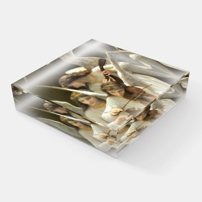 Musical Angels Paperweight (Angled)