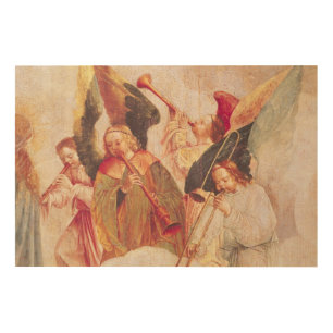 Musical Angels Wood Wall Decor