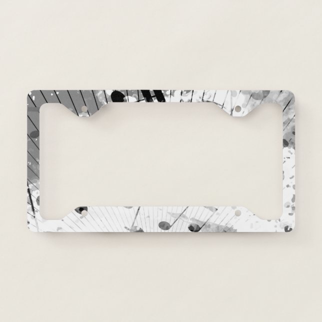 Musical Atmosphere 1 License Plate Frame (Front)