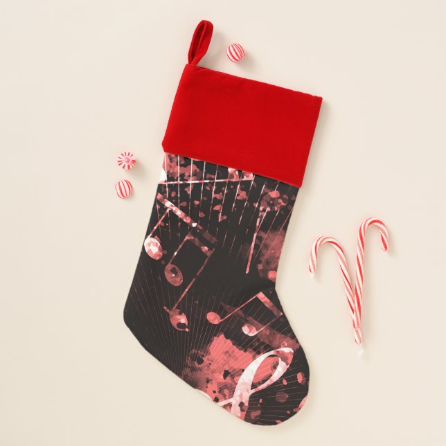 Musical Atmosphere 4 Christmas Stocking (Front)