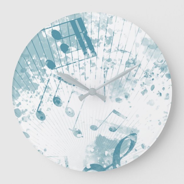 Musical Atmosphere 5 Large Clock (Front)