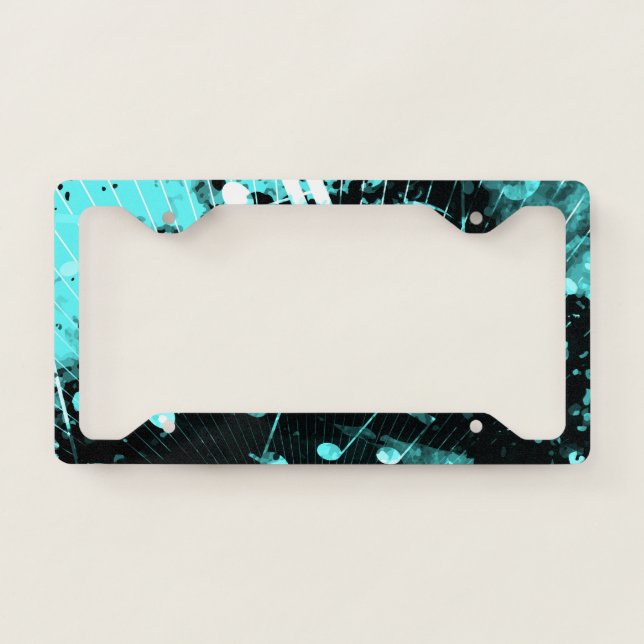 Musical Atmosphere 6 License Plate Frame (Front)