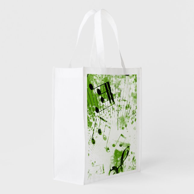 Musical Atmosphere 7 Grocery Bag (Back Side)