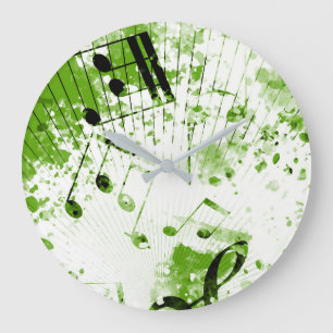 Musical Atmosphere 7 Large Clock