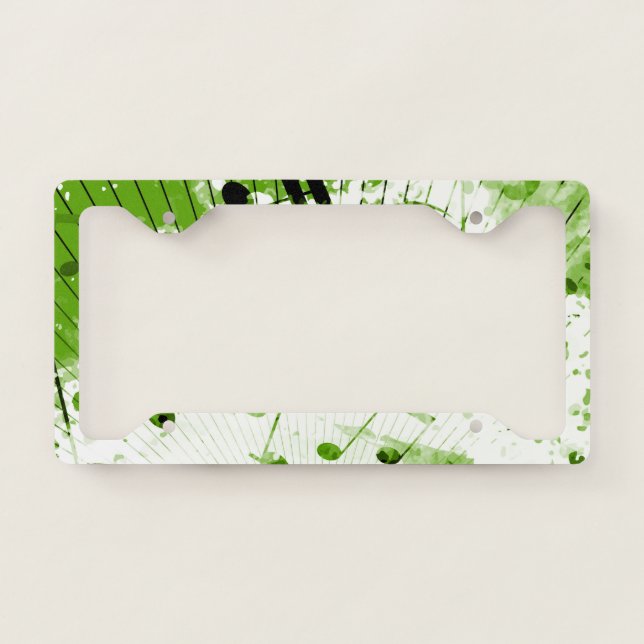 Musical Atmosphere 7 License Plate Frame (Front)