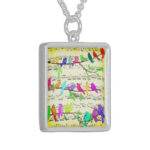 Musical Birds Necklace
