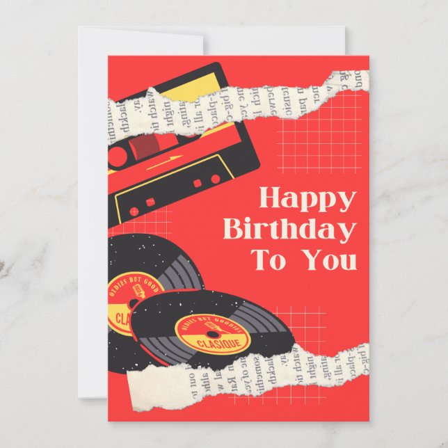 Musical Birthday Card (Front)