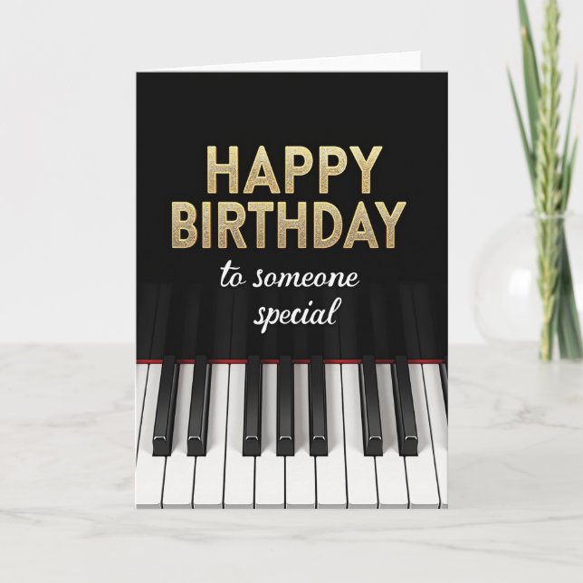 Musical Birthday Card (Front)
