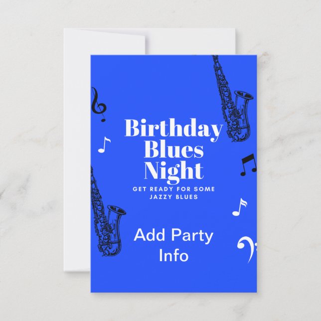 Musical Birthday Invitation (Front)