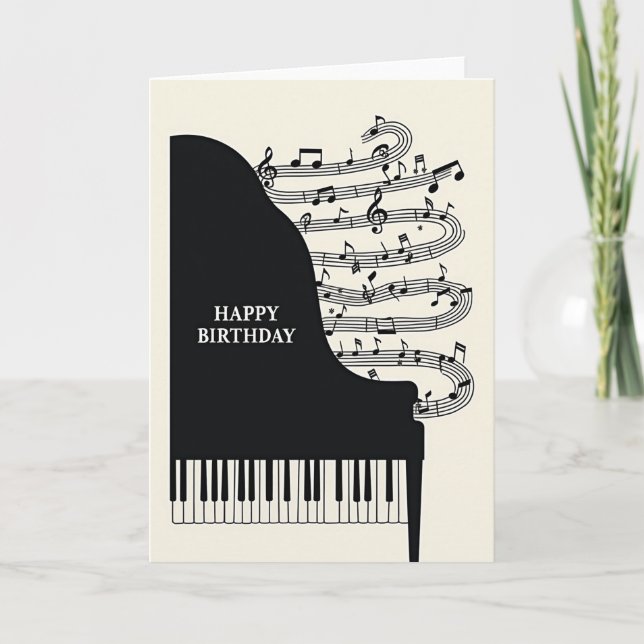 Musical Birthday Melody Card (Front)