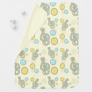 Musical Bubbles Baby Blanket