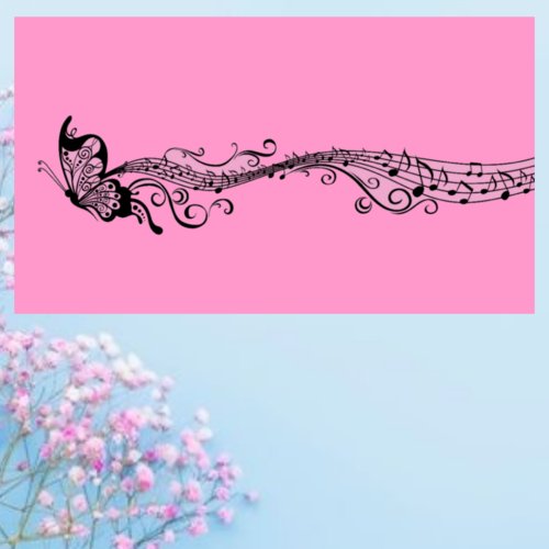 Musical Butterfly Business Cards