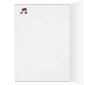 Musical Butterfly Card (Inside (Left))