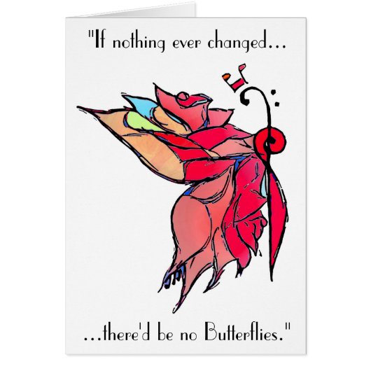 Musical Butterfly Card (Front)