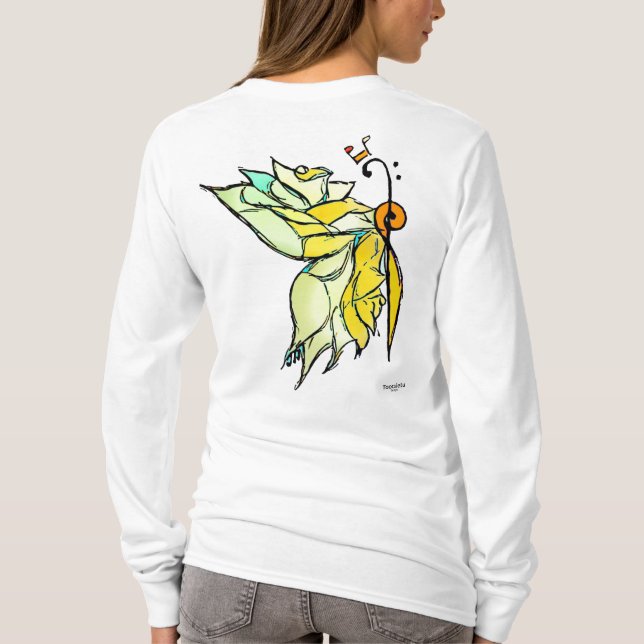 Musical Butterfly in Bloom Shirt (Back)