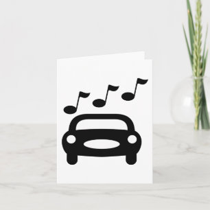 Musical Car Card
