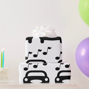 Musical Car Wrapping Paper