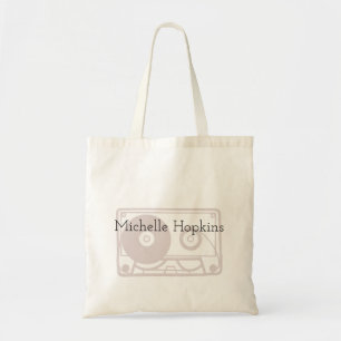 Musical Cassette Classical Music Personalized Tote Bag