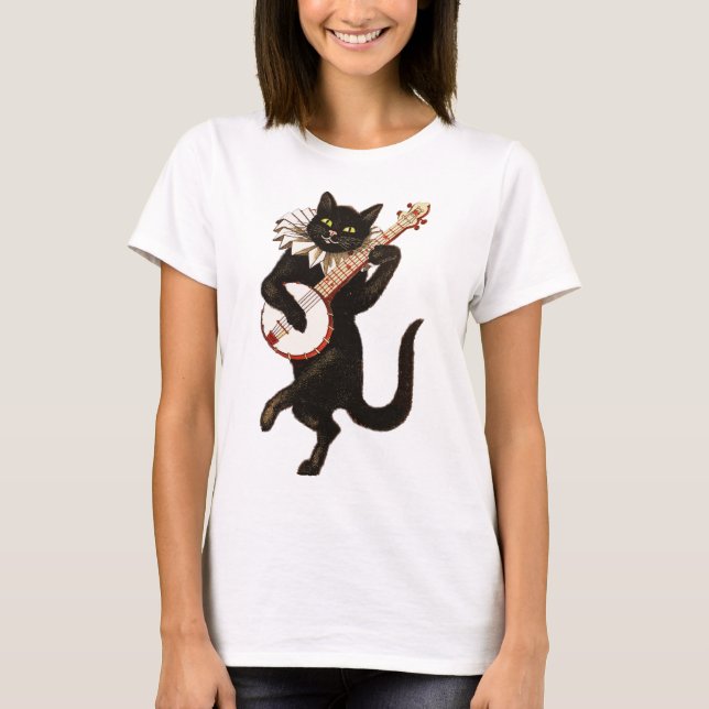 Musical Cat T-Shirt (Front)