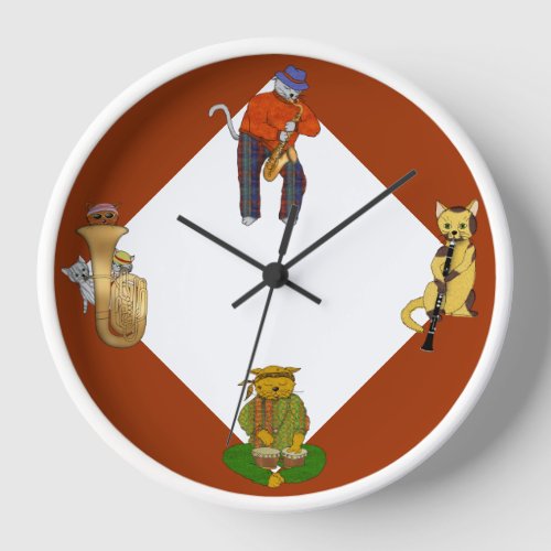 Musical Cat Time Clock