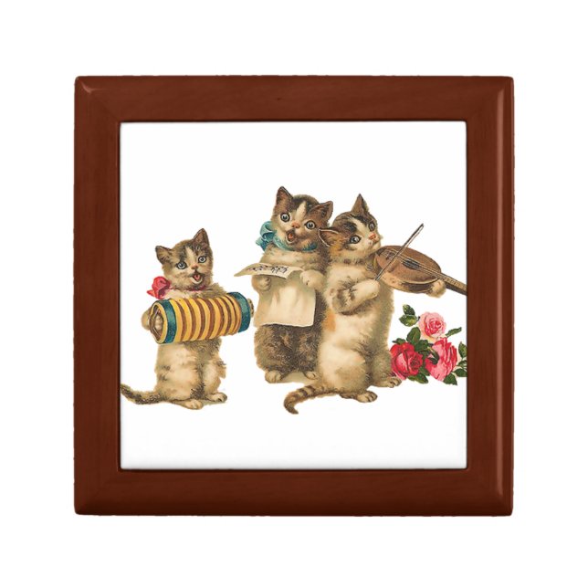 Musical Cats Keepsake Box (Front)