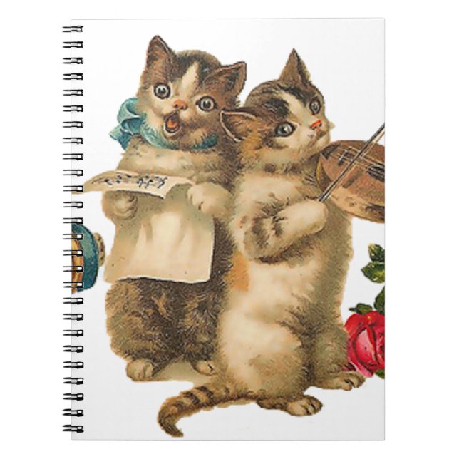 Musical Cats Notebook (Front)