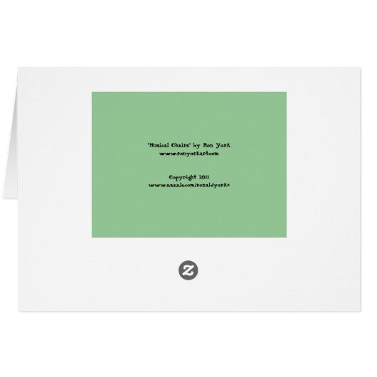 Musical Chairs card (Back Horizontal)