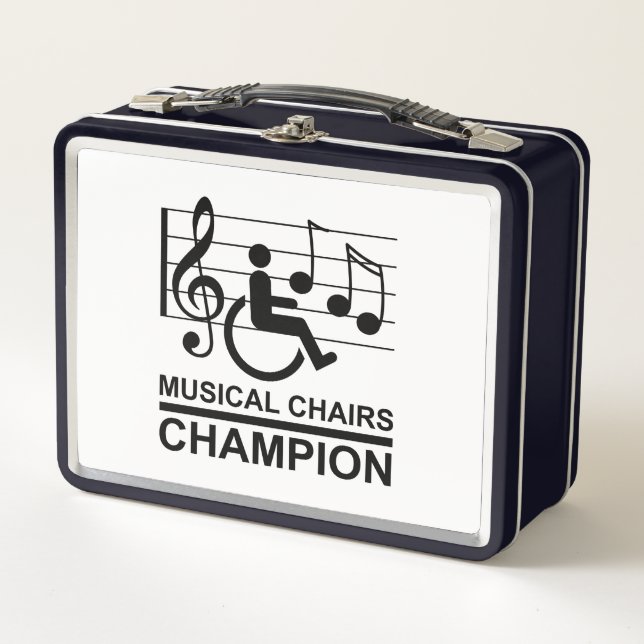 MUSICAL CHAIRS - CHAMPION METAL LUNCH BOX (Front)