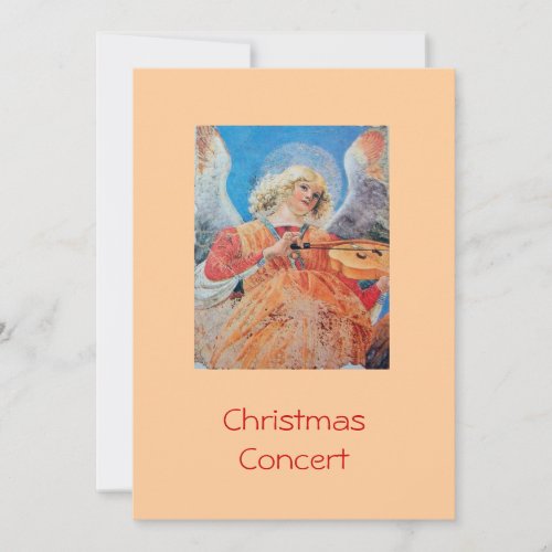 MUSICAL CHRISTMAS ANGEL HOLIDAY CARD
